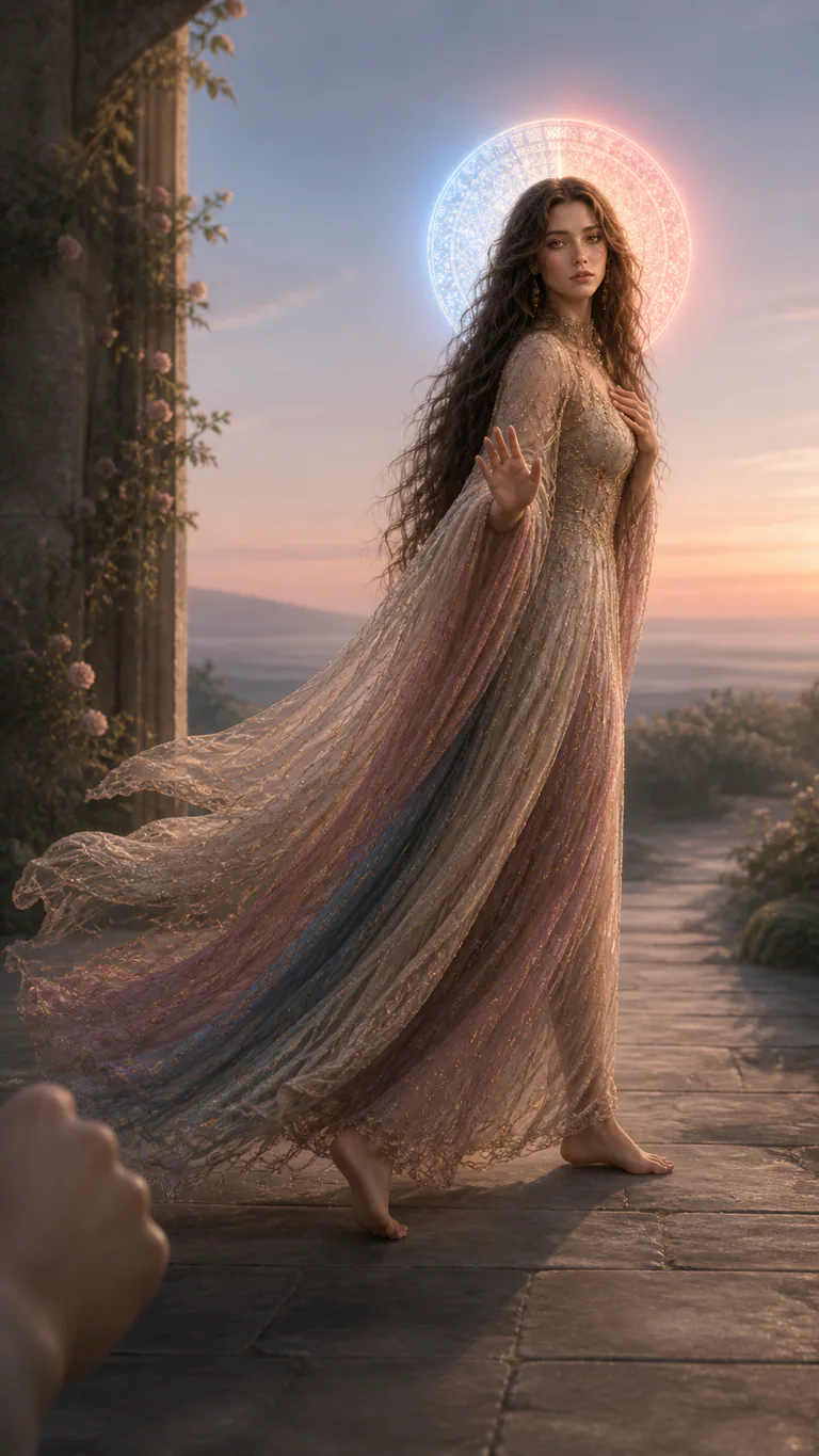 Love withdraws her open hand from an anonymous closed grasp without surrendering tenderness.